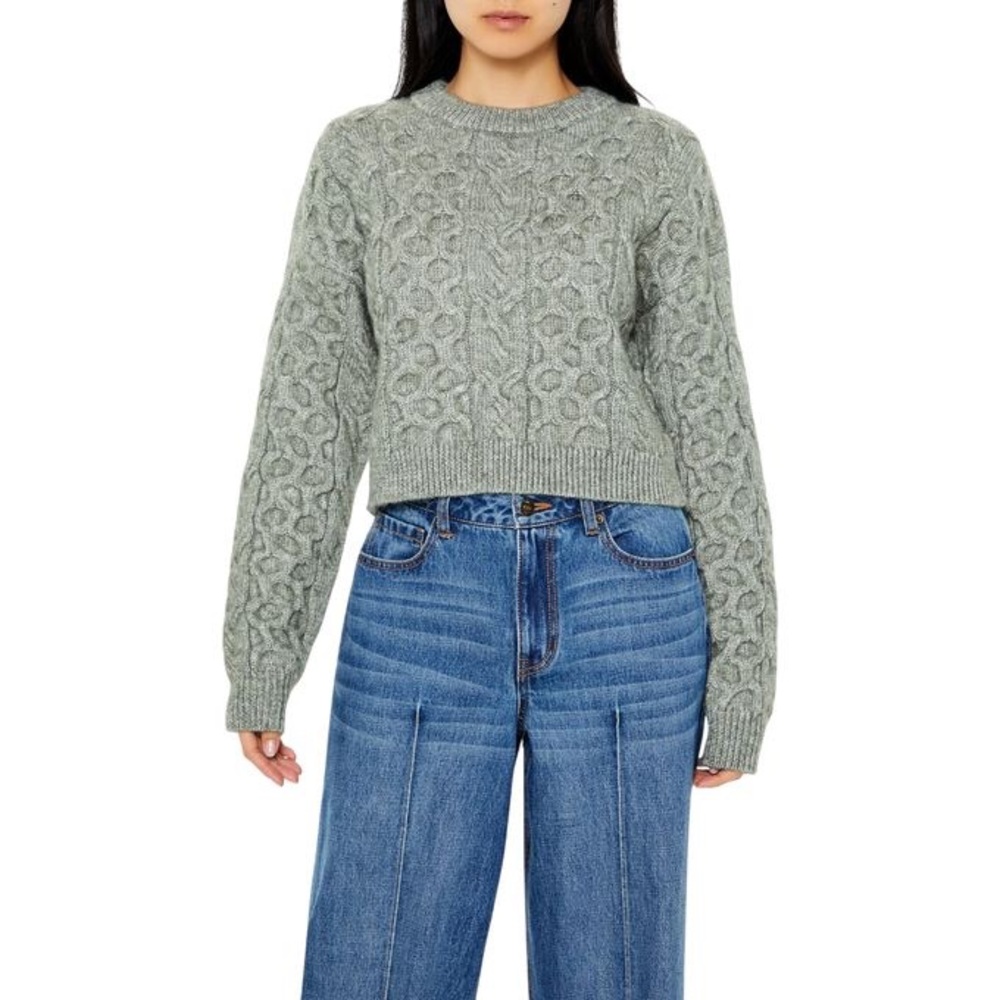 Forever 21 Cable & Honeycomb Knit Sweater